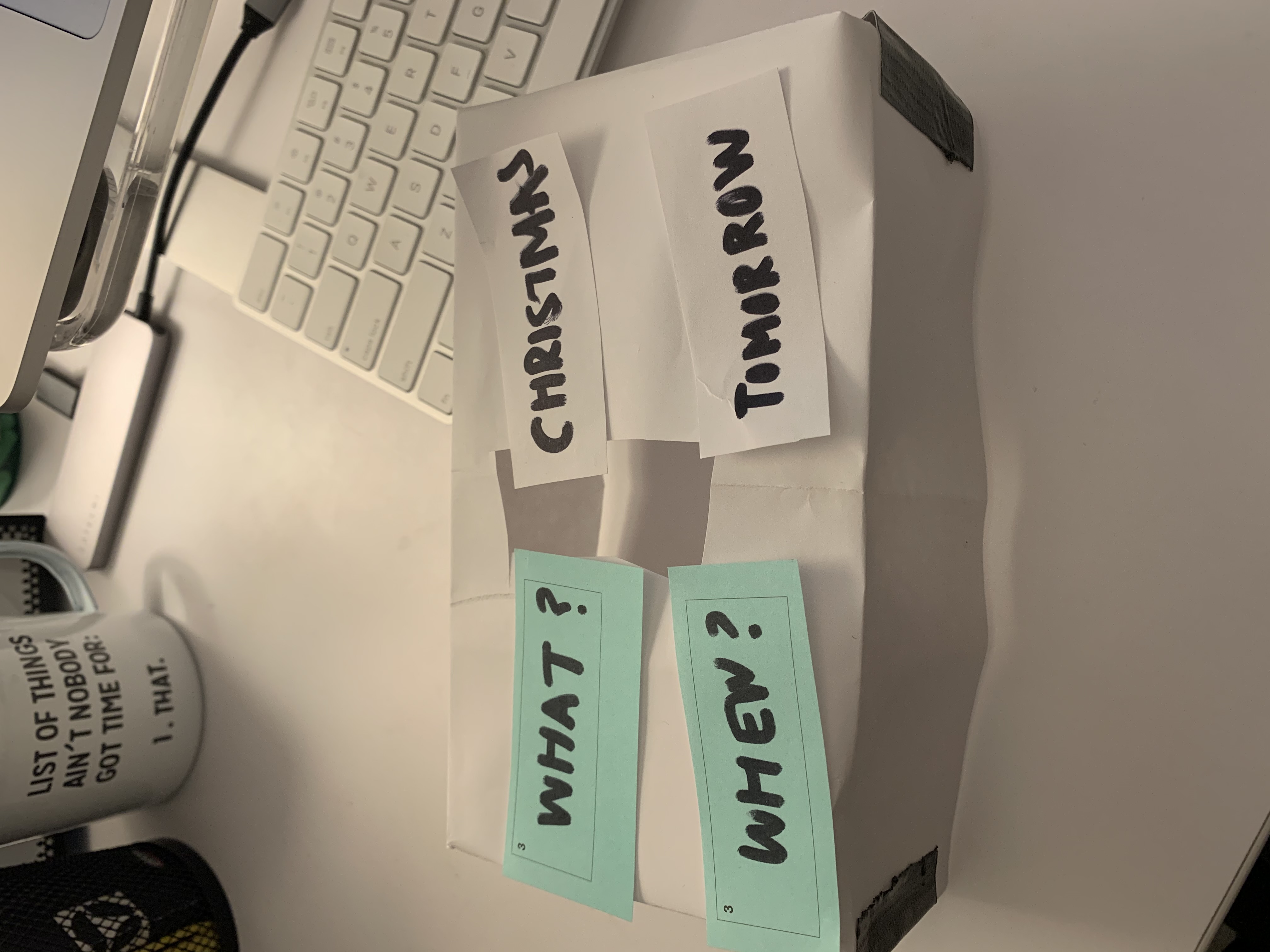 Workshop result — participant prototype